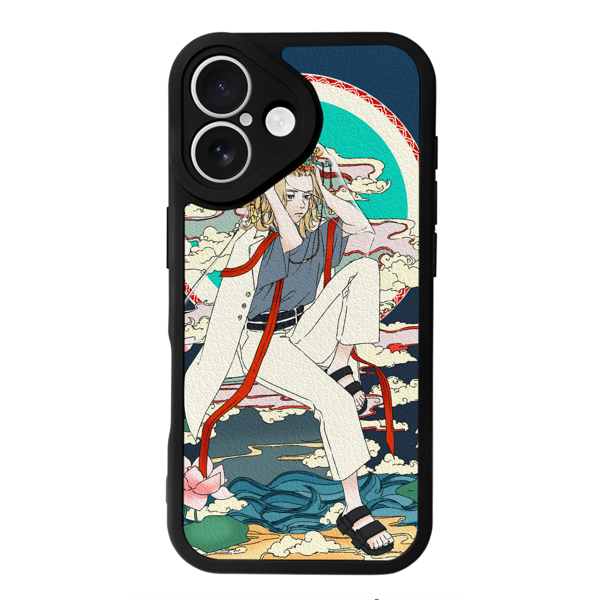 （画像用） 東京リベンジャーズ Tokyo Revengers 【iPhone 16シリーズ対応】シリコンスマホケース（レザー調） 材質：シリコン